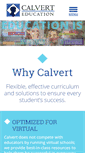 Mobile Screenshot of calverteducation.com